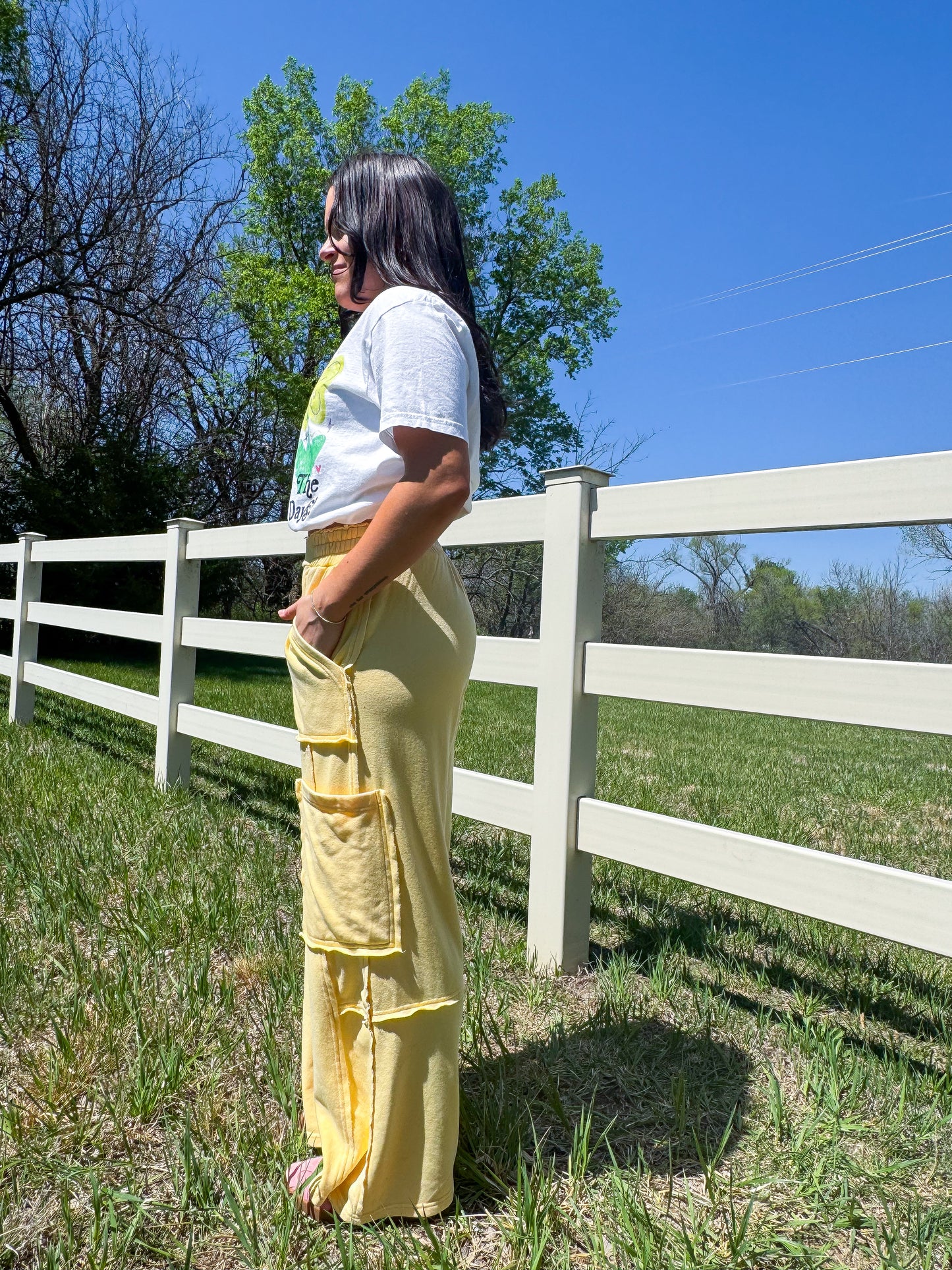 Daisy Cargo Sweatpants