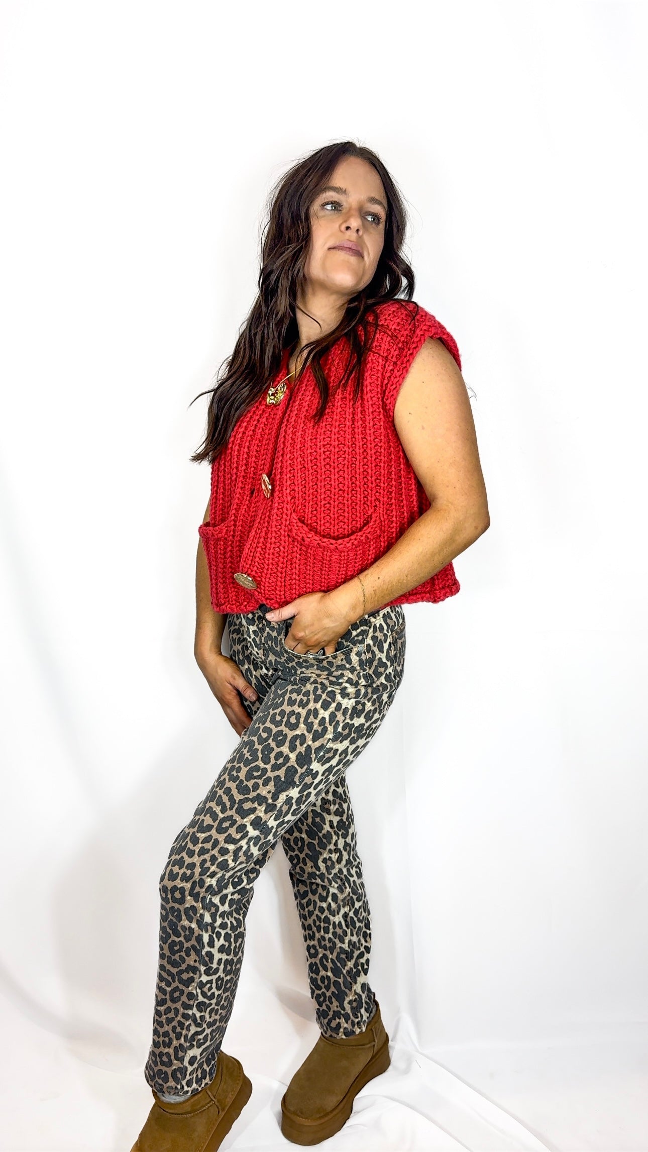 Chunky Knitted Vest