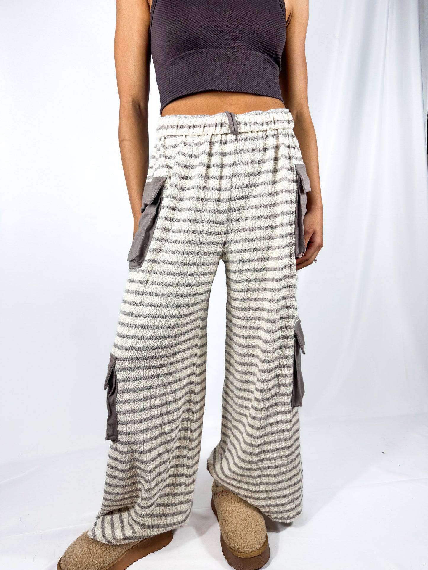 Cargo Wide-leg Pants