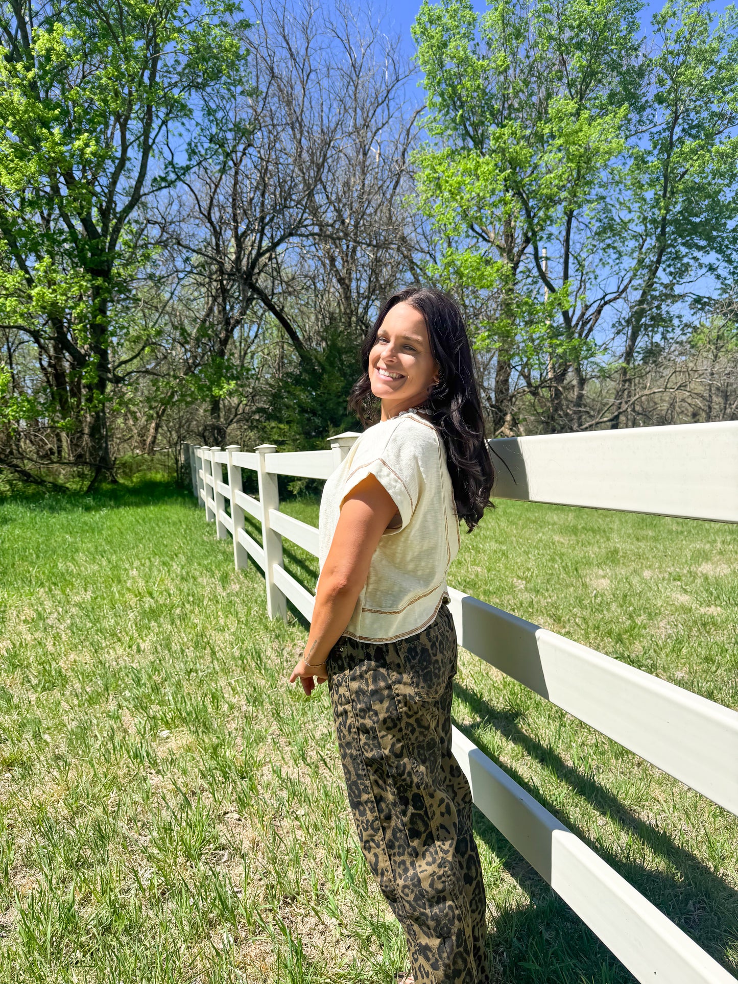 Reverse Stitched Top