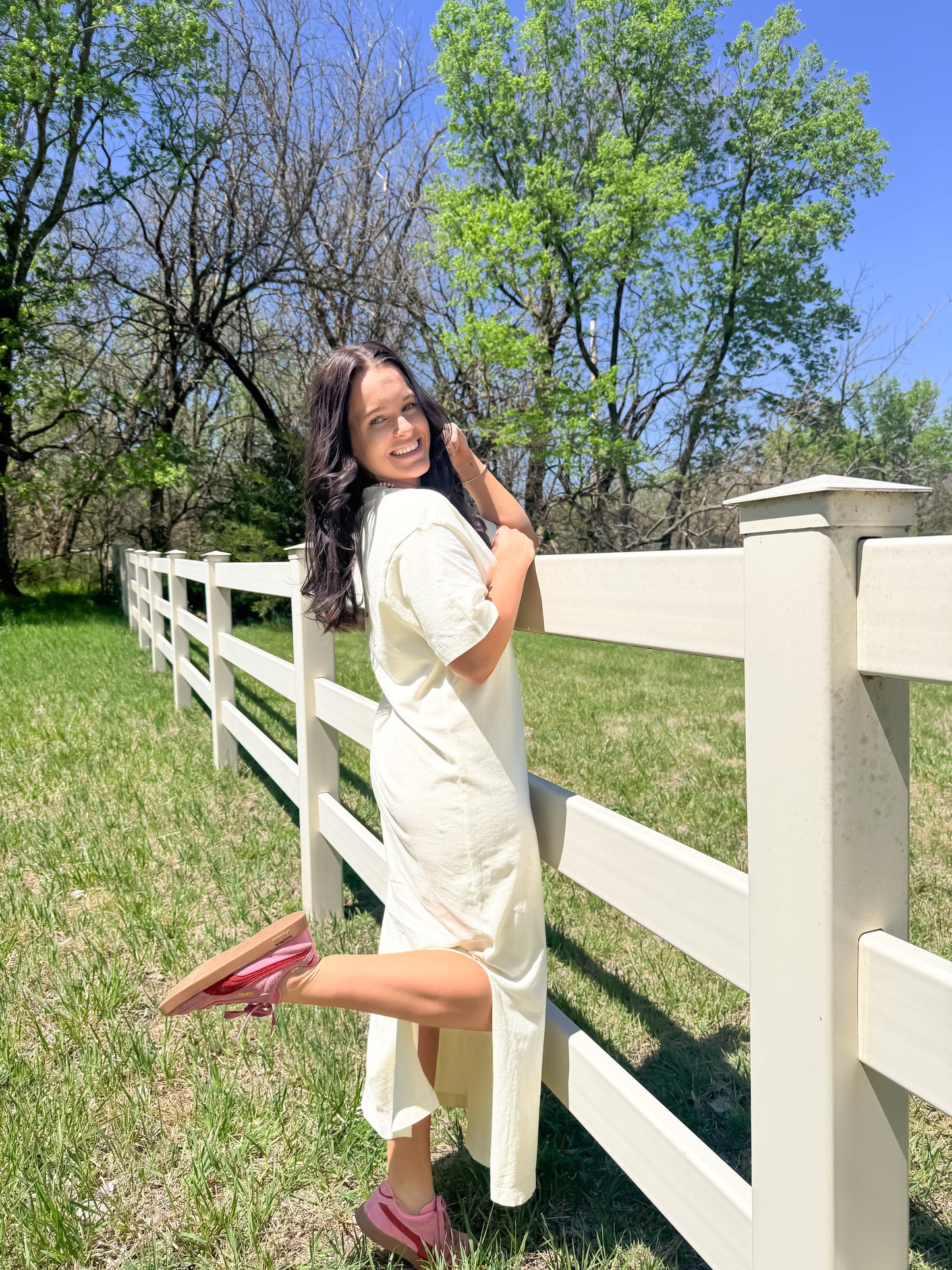 Short Sleeve T-Shirt Maxi Dress