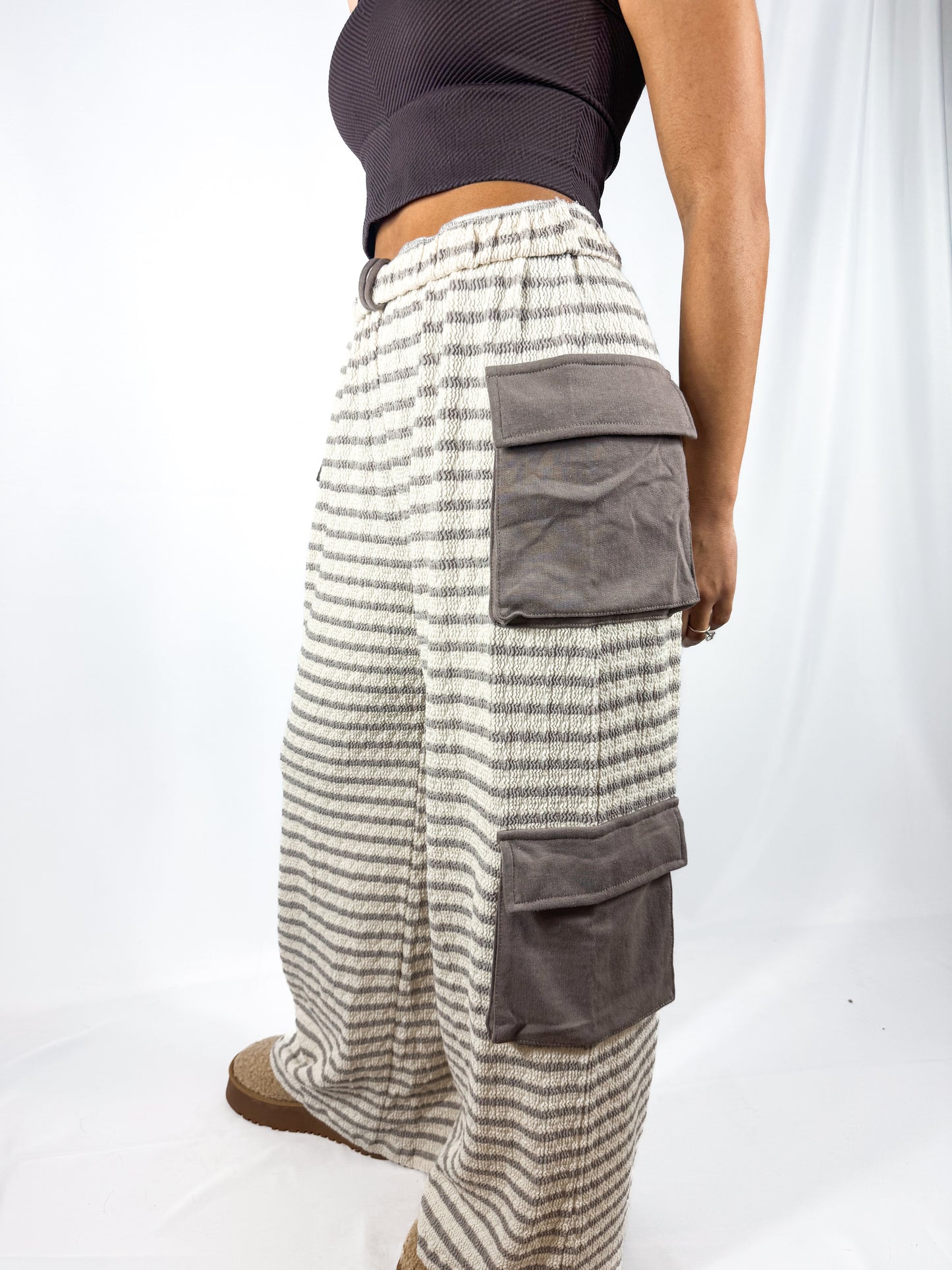 Cargo Wide-leg Pants