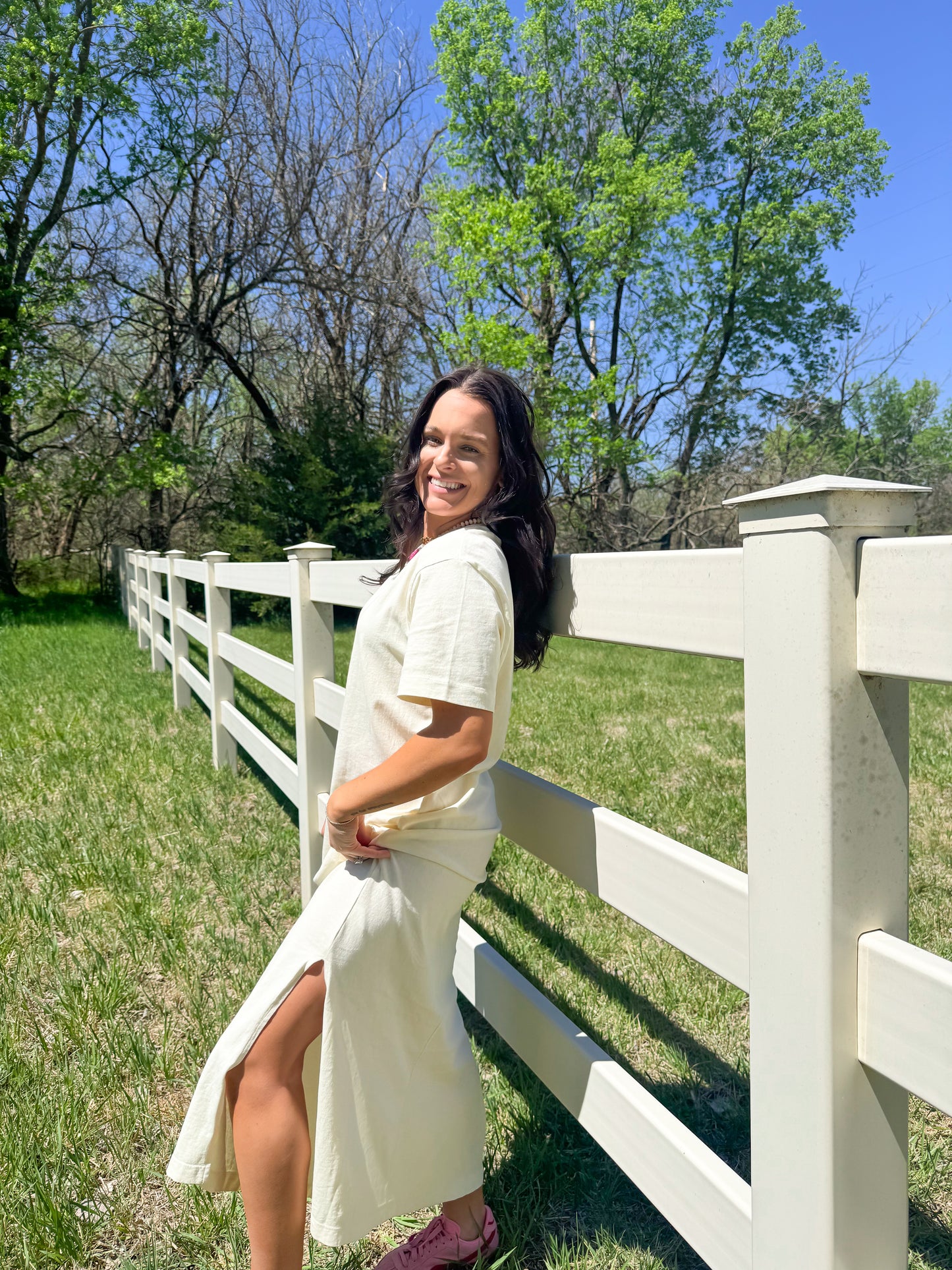 Short Sleeve T-Shirt Maxi Dress