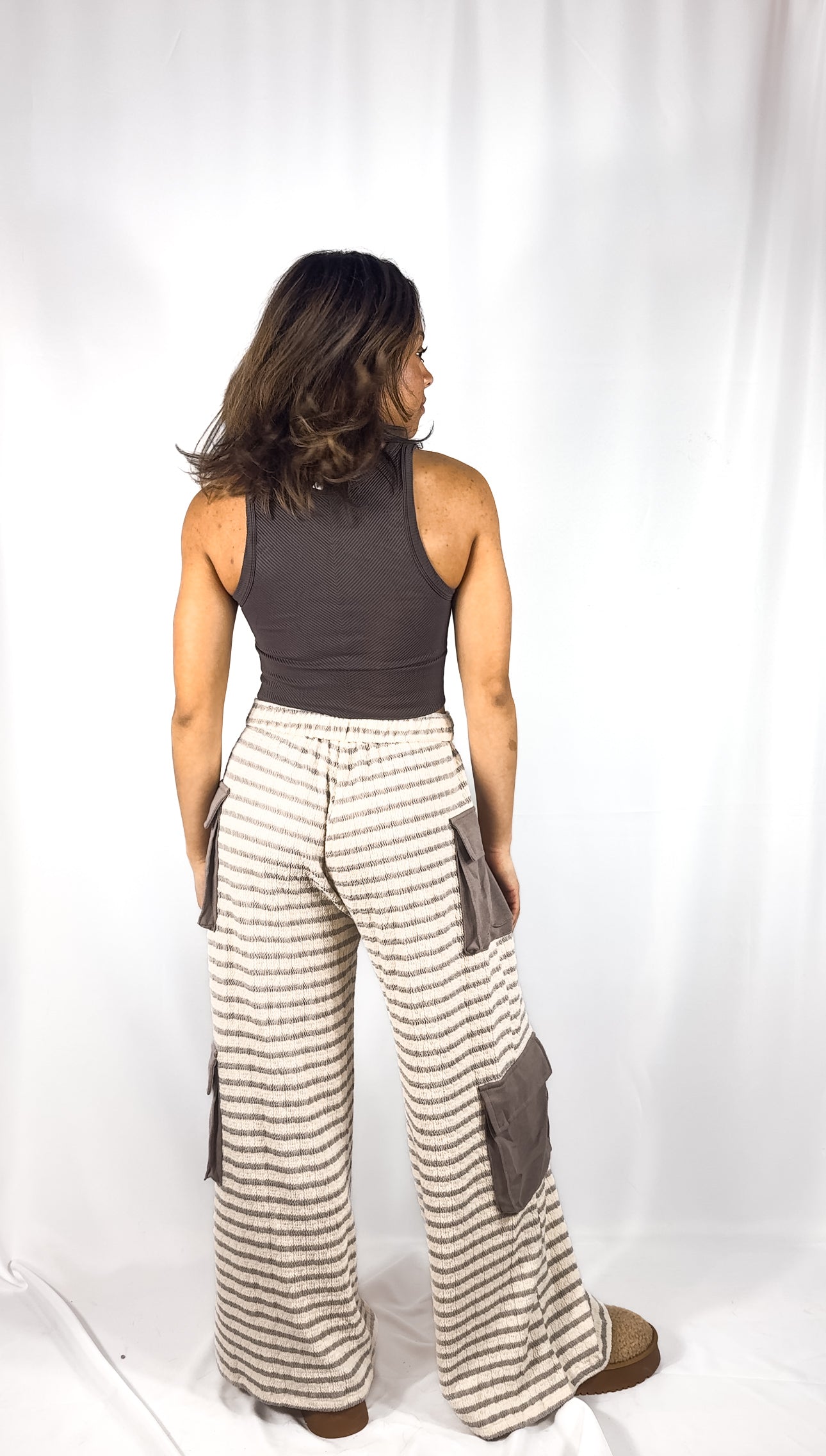 Cargo Wide-leg Pants