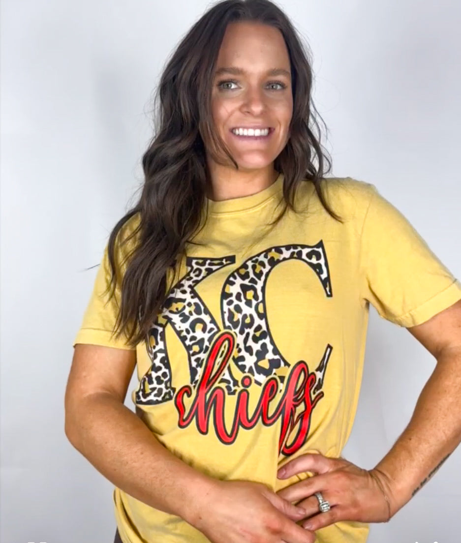 Mustard Chiefs Tee