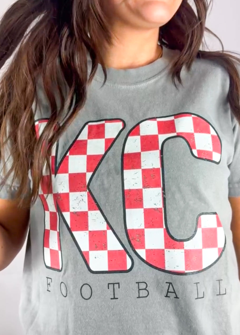 Grey Checkered Chiefs