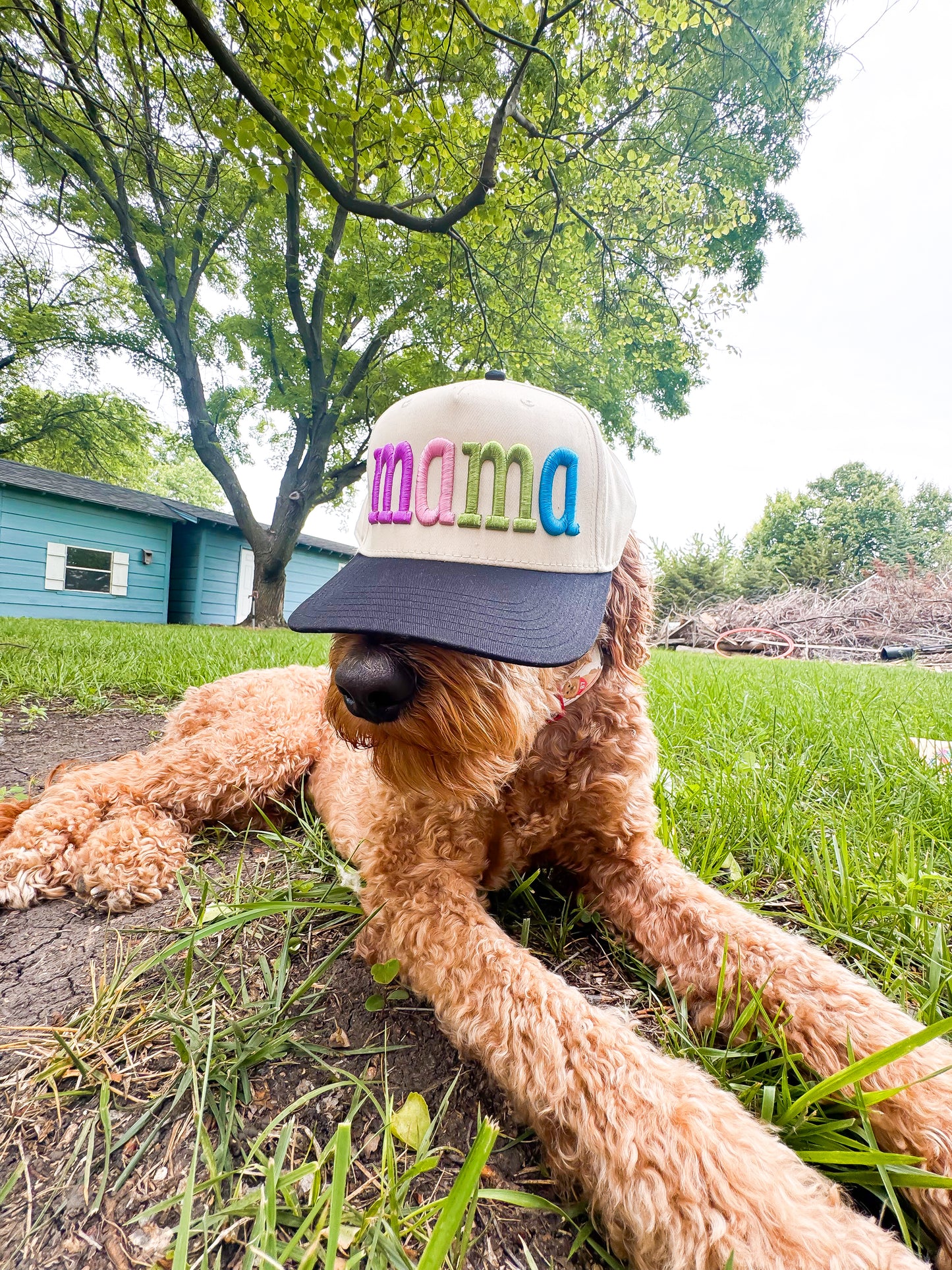 MAMA Embroidered Trucker